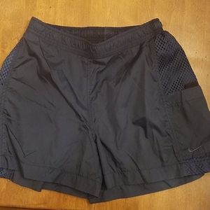 Nike dark blue nylon shorts - S 4-6